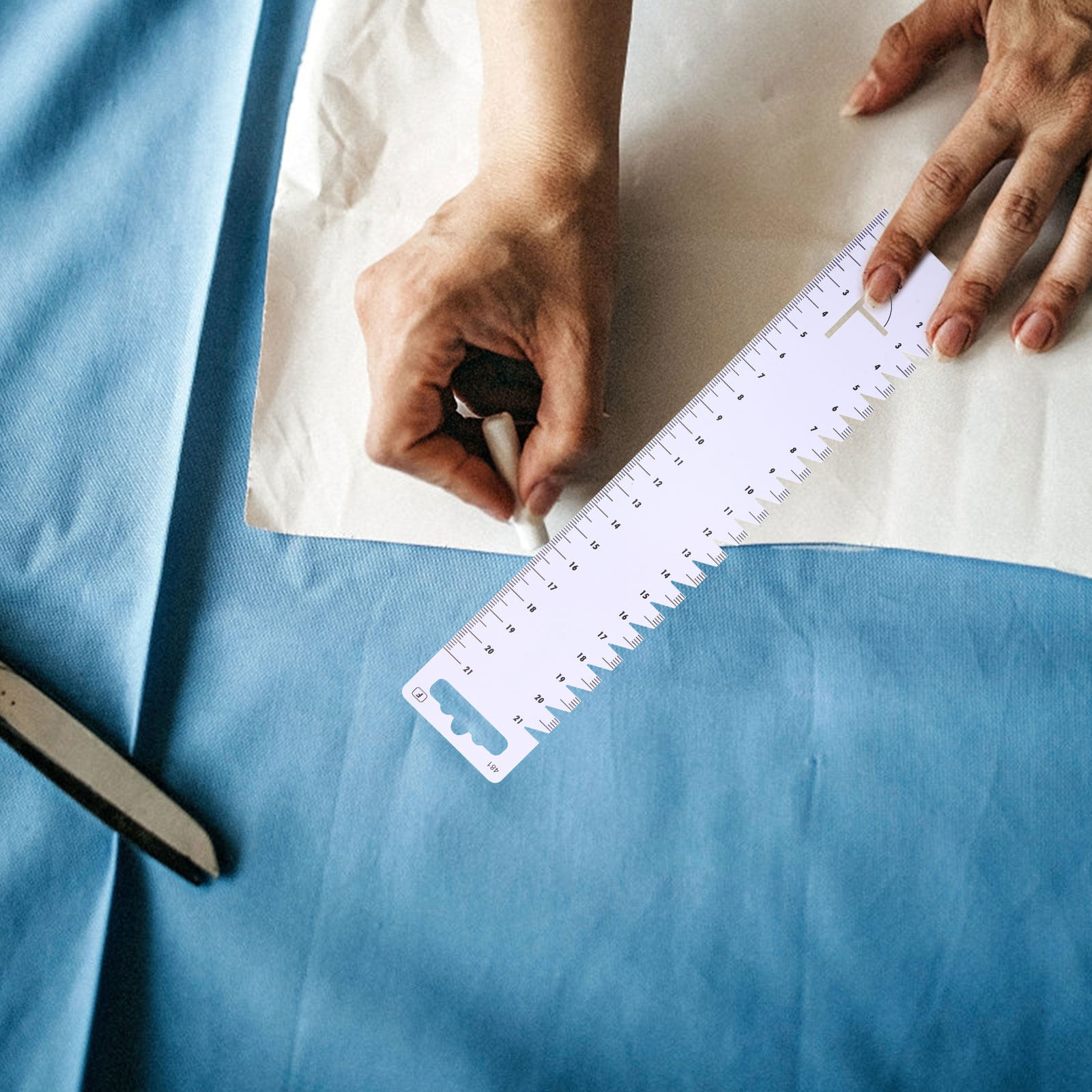 Sewing Gauge Ruler - Professional Quilting Ruler for Fabric Sewing