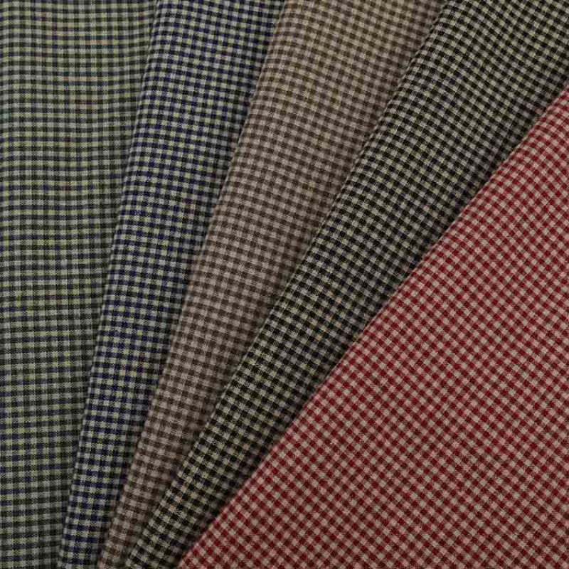 Vintage Sewing Textile - L100cm X W145cm Vintage Plaid Check