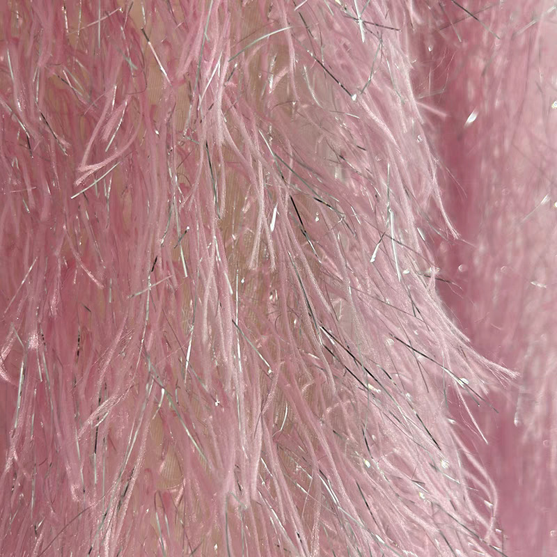 Sewing Knit - 140Cm wide Gold Regular Fringe Feather