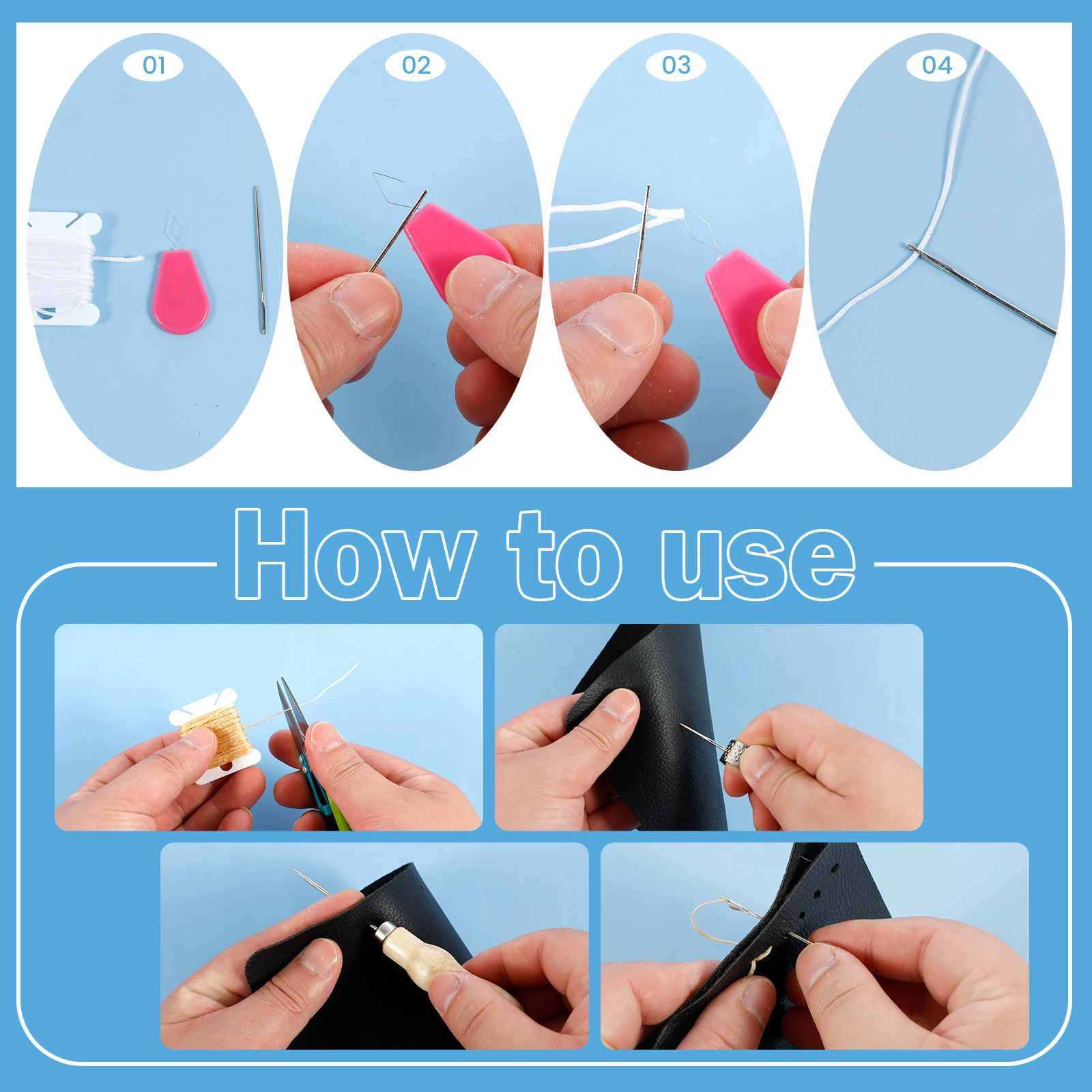 Leather Upholstery Repair Sewi - Leather Needle Heavy review and price