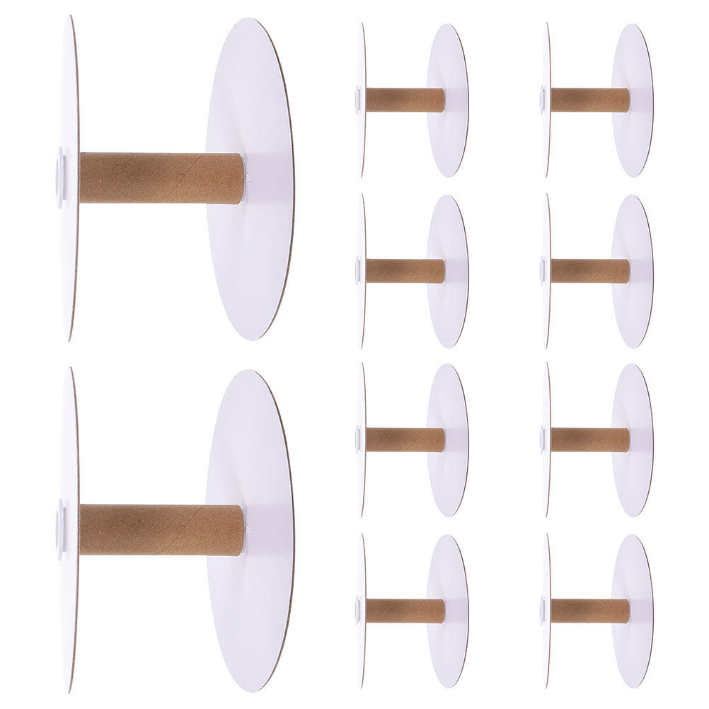 12Pcs Paper Spool Wire Storage - Sewing Knit review and price