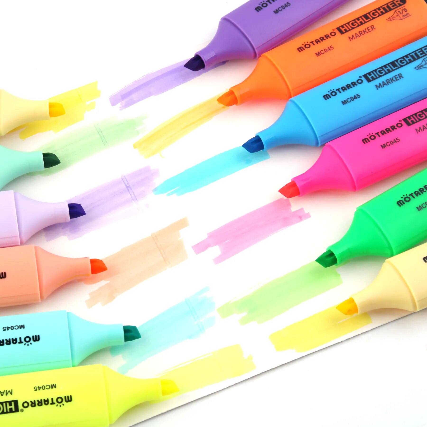 MOTARRO 12Pcs Pvc Box Markers  - Stabilo Marker Boss review and price