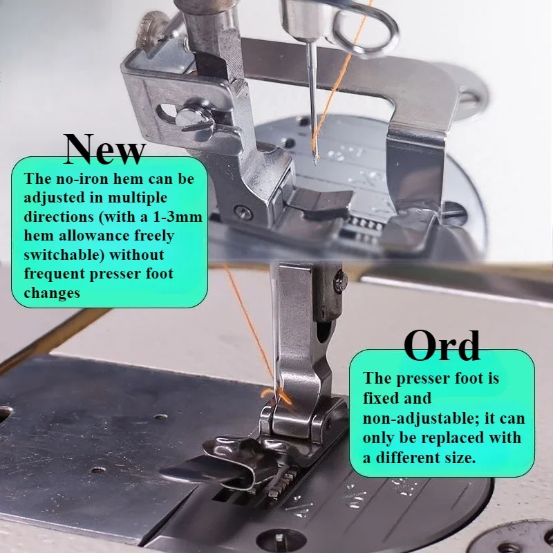 Adjustable No-Iron Hemmer Foot - Sewing Expert review and price