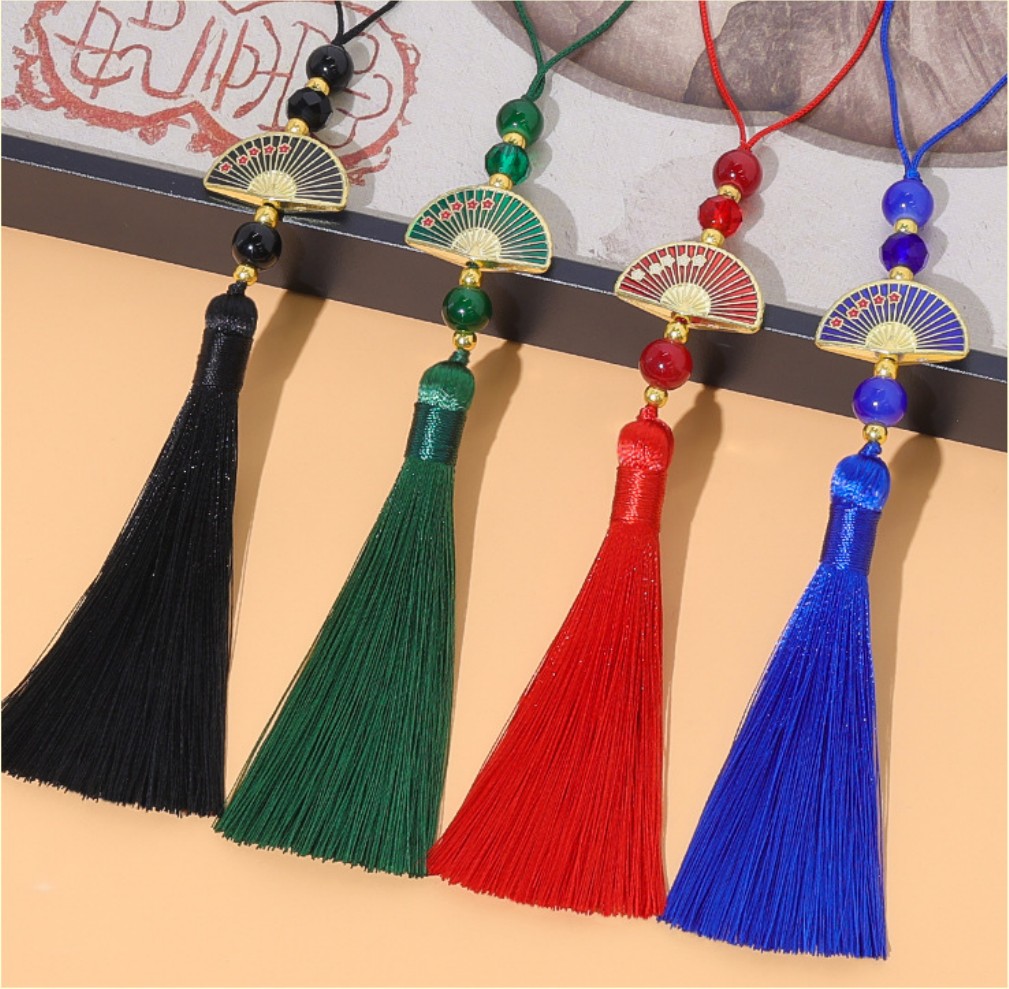 10pcs Vintage Bead Fan Tassels - Vintage Sewing Textile review and price