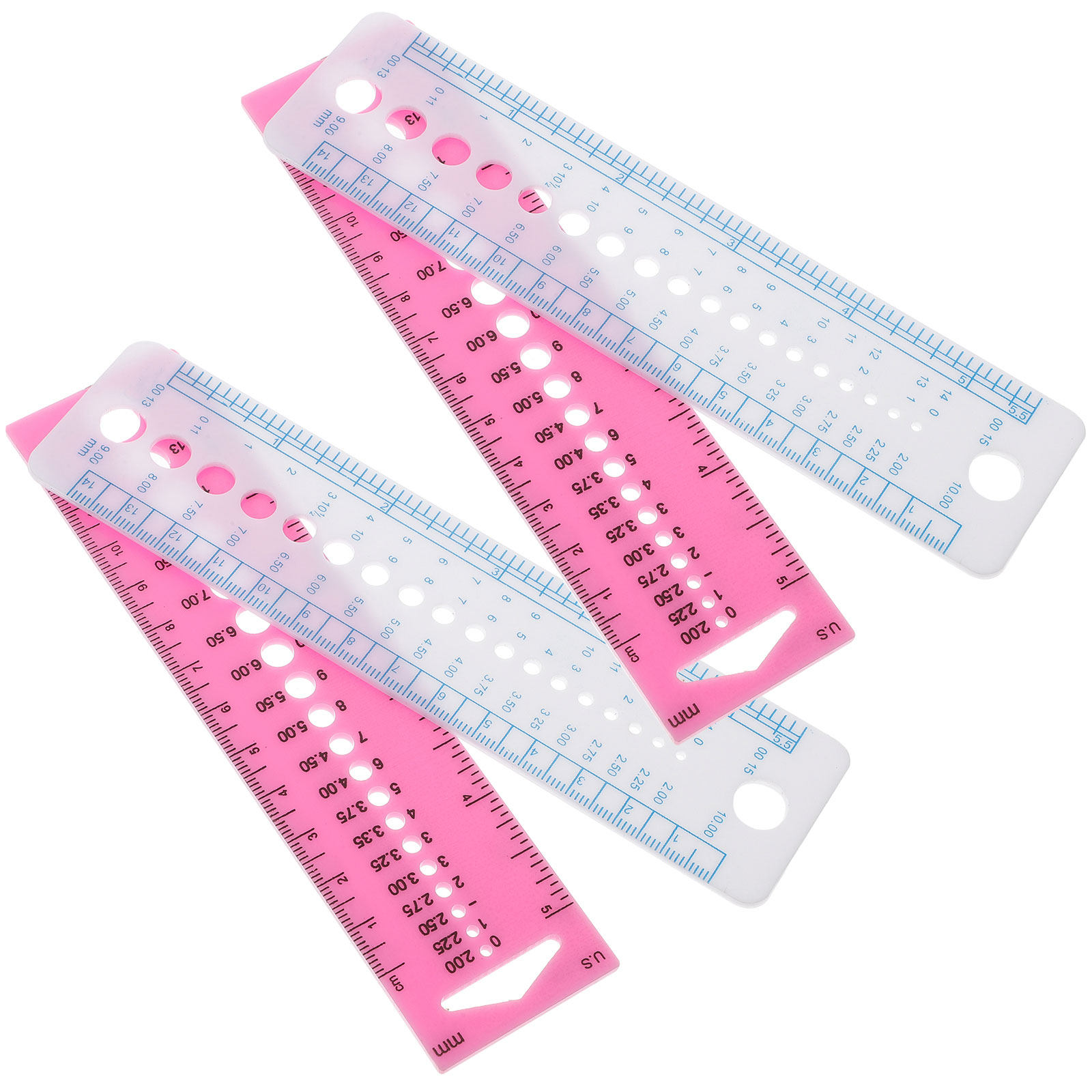 4Pcs Knitting Needle Gauge Too - Sewing Gauge Ruler review and price