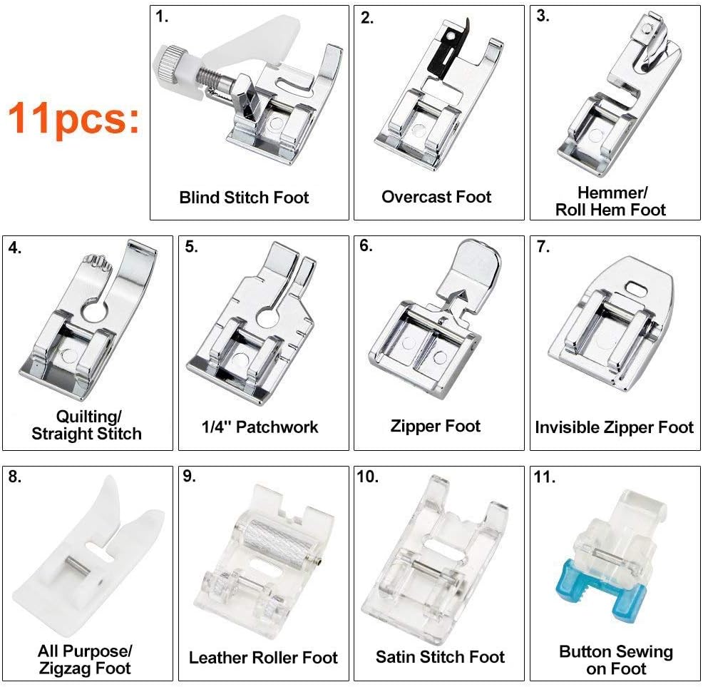 11Pcs Presser Feet Set - Walki - Sewing Expert review and price