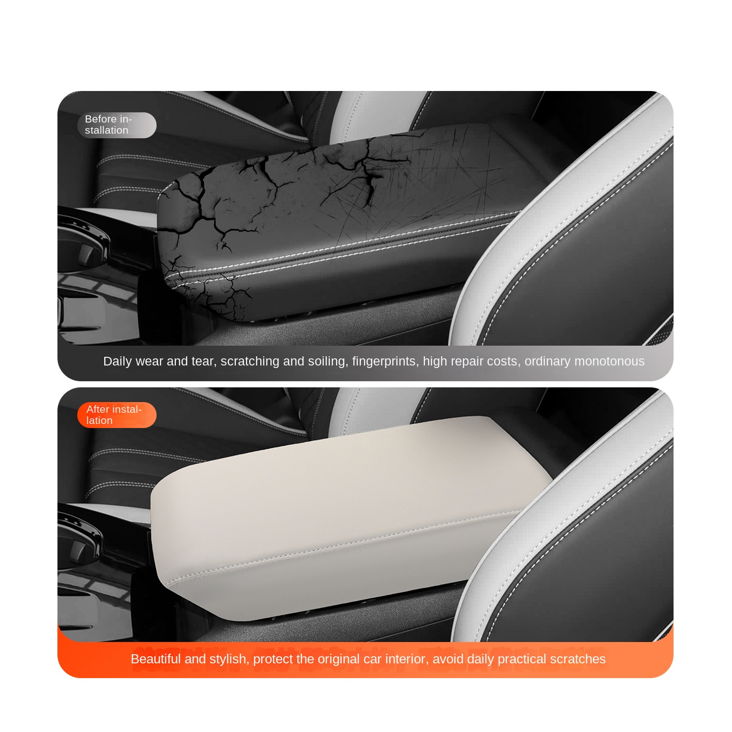 Hard Shell Leather Armrest Box - Sewing Knit review and price