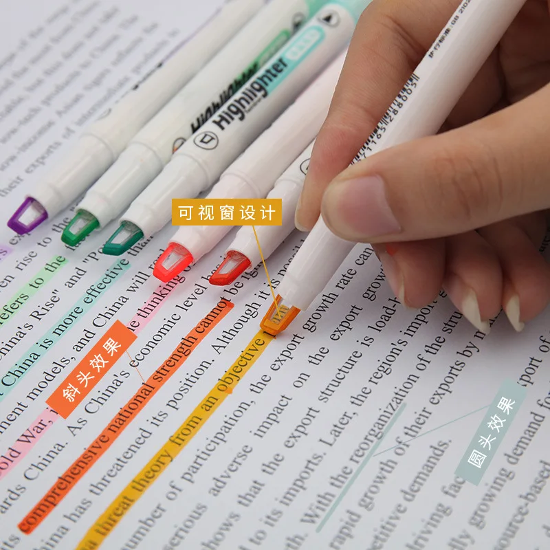 6 Colors/Set Unique Window Tip - Stabilo Marker Boss review and price