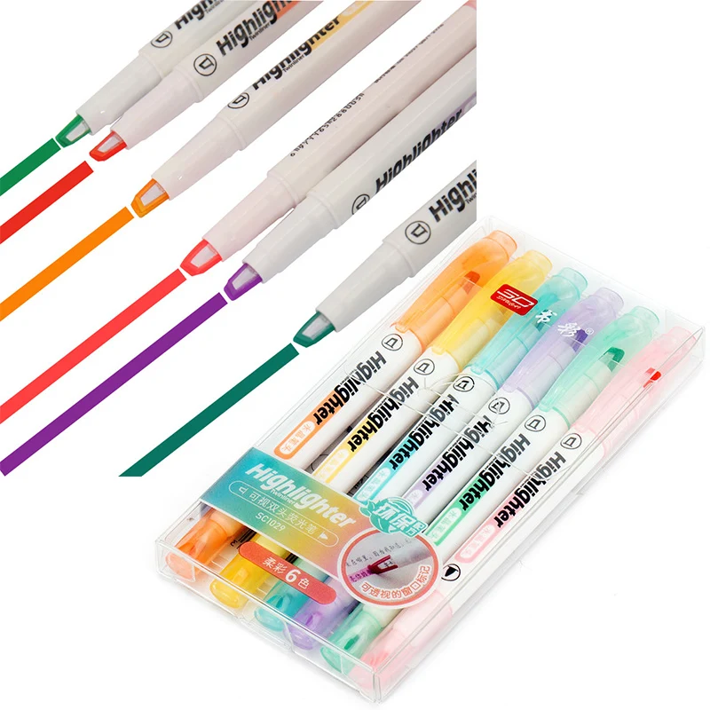 6 Colors/Set Unique Window Tip - Stabilo Marker Boss review and price