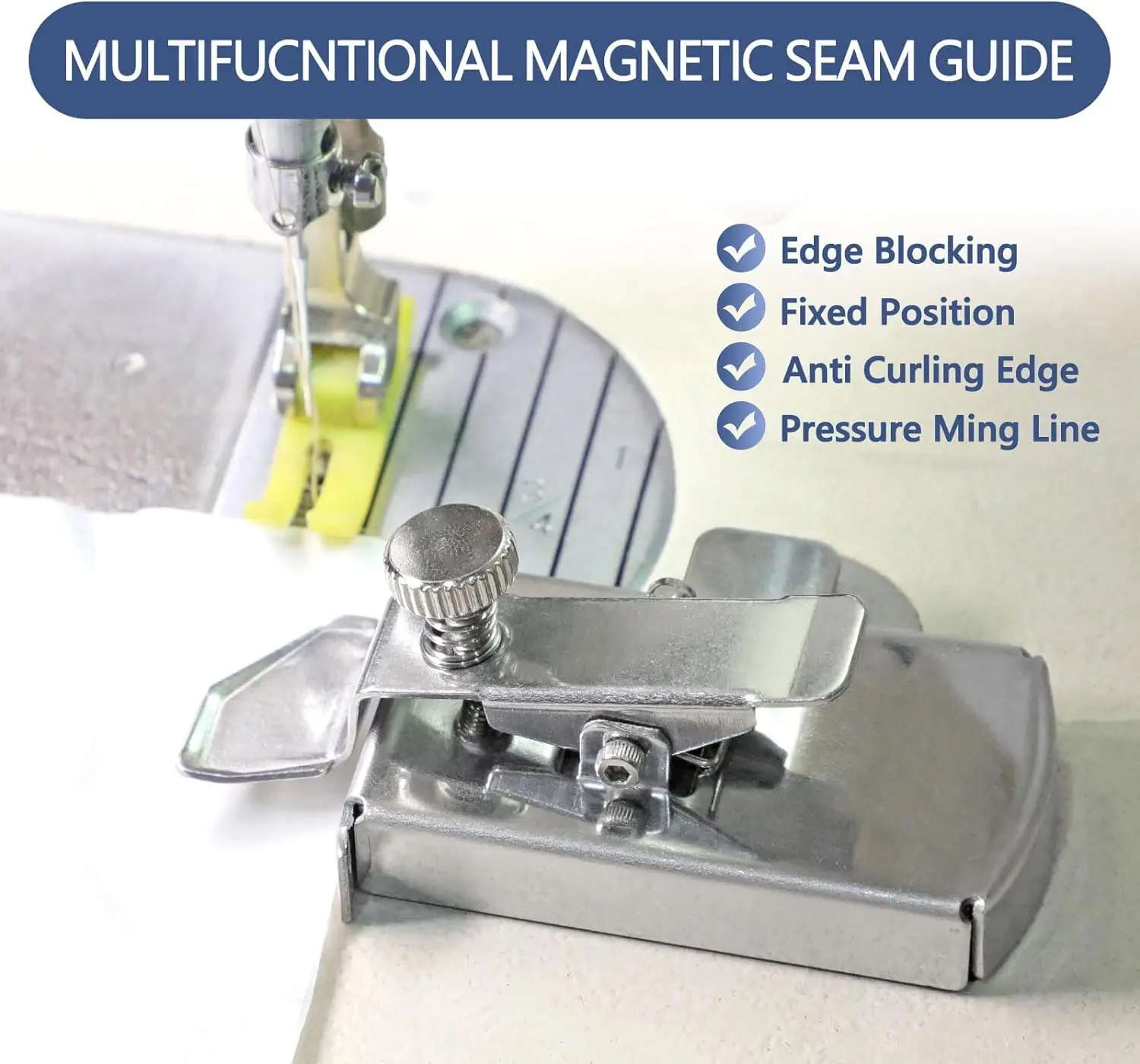 Magnetic Seam Guide for Sewing - Sewing Gauge Ruler review and price
