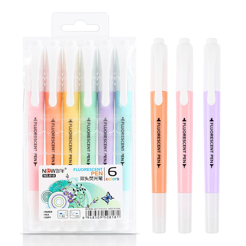6Pcs/Set Double Head Fluoresce - Stabilo Marker Boss review and price