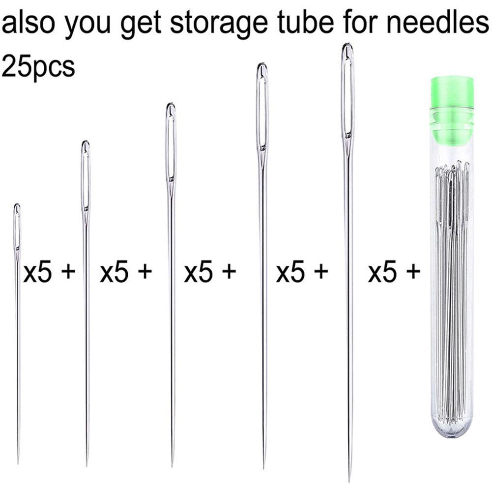 25 Pcs Large Eye Stitching Nee - Sewing Knit review and price