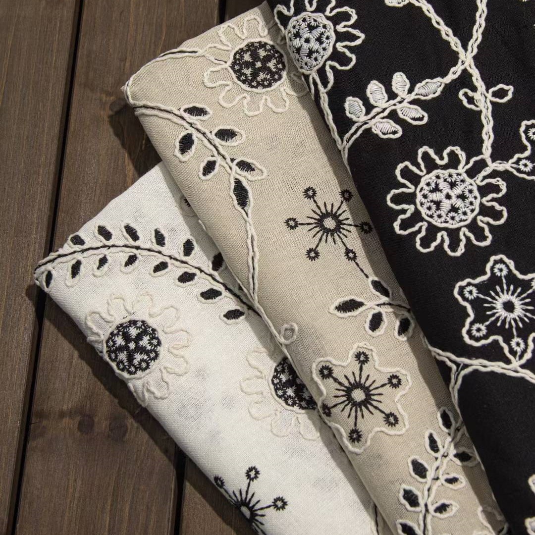Vintage full-width embroidered - Vintage Sewing Textile review and price